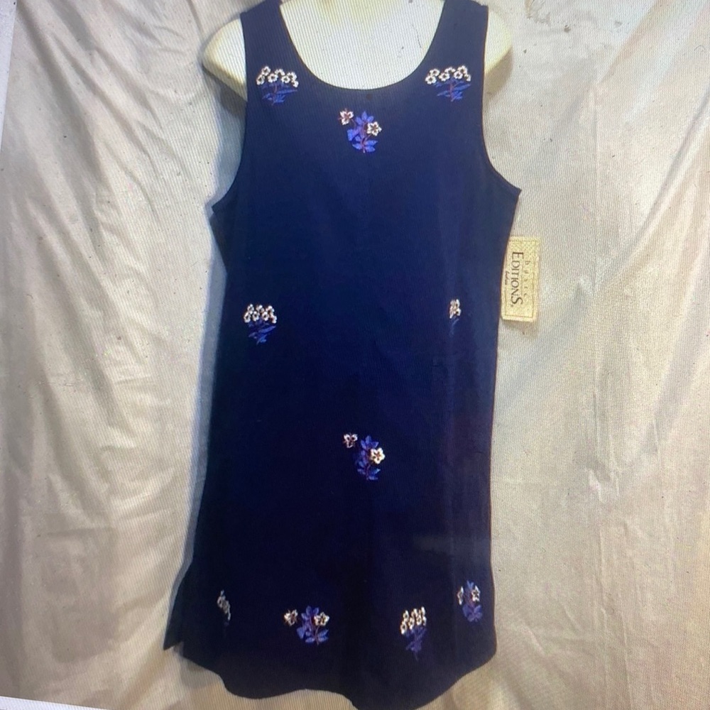 New retro mini sheath smock dress size 10 cotton